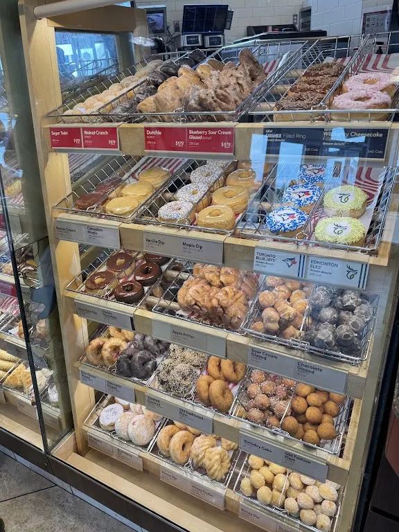 Tim Hortons storefront and interior at 207 19th Avenue Nisku Industrial Park, Nisku, AB