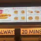Tim Hortons storefront and interior at 2 Pembina Rd, Sherwood Park, AB