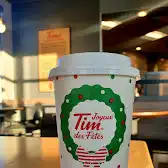Tim Hortons storefront and interior at 4331 52 Ave, Whitecourt, AB