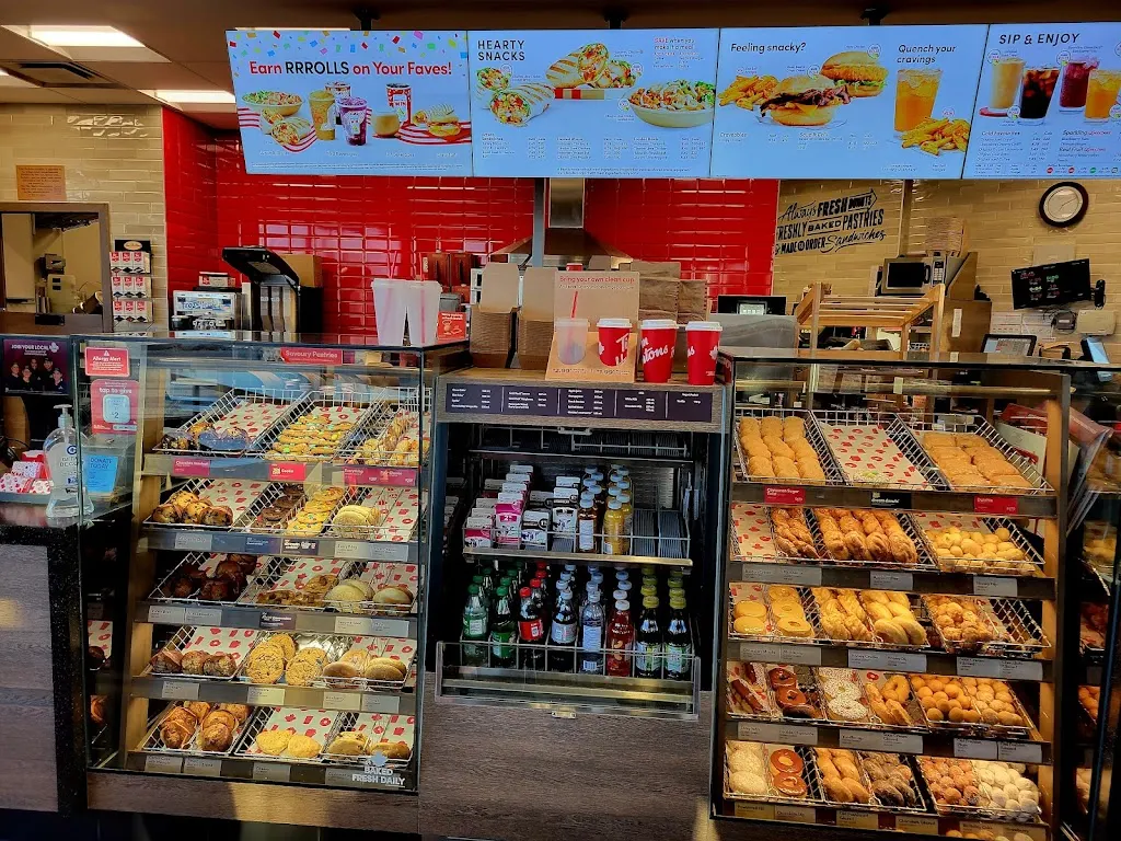 Tim Hortons storefront and interior at 1500 Cranbrook St North, Cranbrook, BC