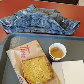 Tim Hortons storefront and interior at 10108 Nordel Court, Delta, BC