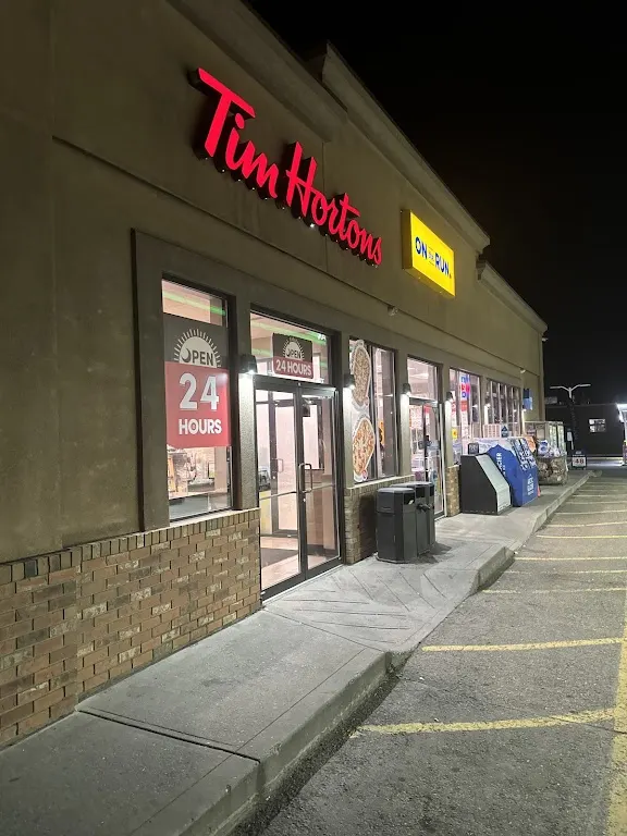 Tim Hortons storefront and interior at 1020 Trans Canada Hwy, Golden, BC