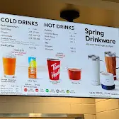 Tim Hortons storefront and interior at 1740 Pier Mac Way, Kelowna, BC