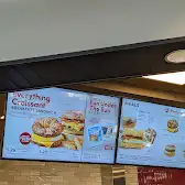 Tim Hortons storefront and interior at 1384 Main St, North Vancouver, BC