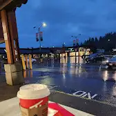 Tim Hortons storefront and interior at 1409 Marine Dr, North Vancouver, BC