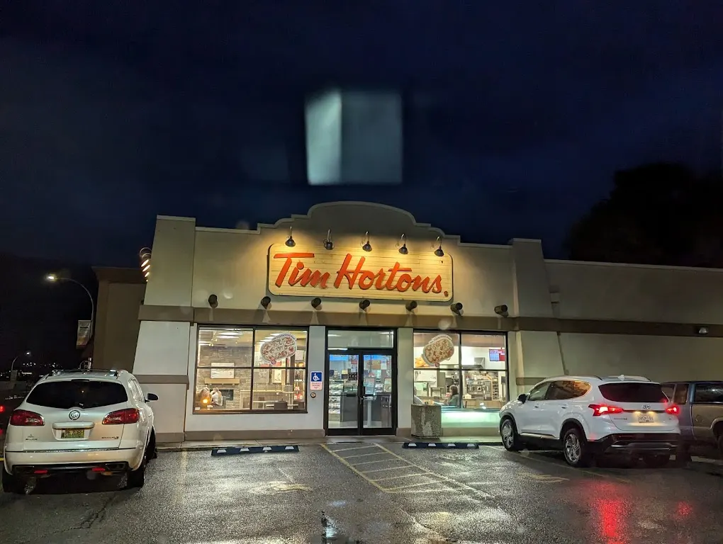 Tim Hortons storefront and interior at 8907 Main St Hwy 2, Osoyoos, BC