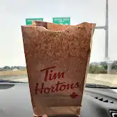 Tim Hortons storefront and interior at 1320 Kingsway Ave, Port Coquitlam, BC