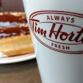 Tim Hortons storefront and interior at 6720 Hart Highway, Prince George, BC