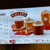 Tim Hortons storefront and interior at 7288 King George Blvd, Surrey, BC
