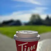 Tim Hortons storefront and interior at 12467 88th Ave, Surrey, BC