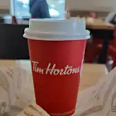 Tim Hortons storefront and interior at 4658 Lakelse Ave, Terrace, BC