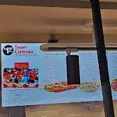 Tim Hortons storefront and interior at 108 West Pender, Vancouver, BC