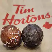 Tim Hortons storefront and interior at 1130 West Pender St, Vancouver, BC