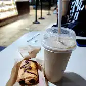 Tim Hortons storefront and interior at 1299 Robson St, Vancouver, BC