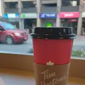 Tim Hortons storefront and interior at 3102 West Broadway St, Vancouver, BC