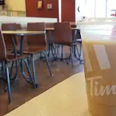 Tim Hortons storefront and interior at 2680 Blanshard St - Unit 3, Victoria, BC