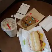 Tim Hortons storefront and interior at 3150 Langford Lake Rd, Victoria, BC