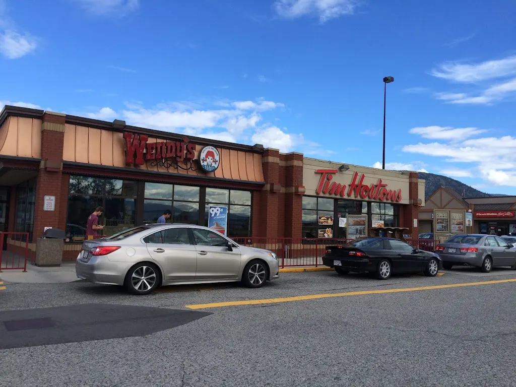 Tim Hortons storefront and interior at 2330 Hwy 97 South, Westbank, BC