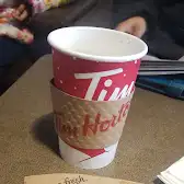 Tim Hortons storefront and interior at 4330 Northlands Blvd, Whistler, BC