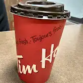 Tim Hortons storefront and interior at 10 Main St. Box 160, Neepawa, MB