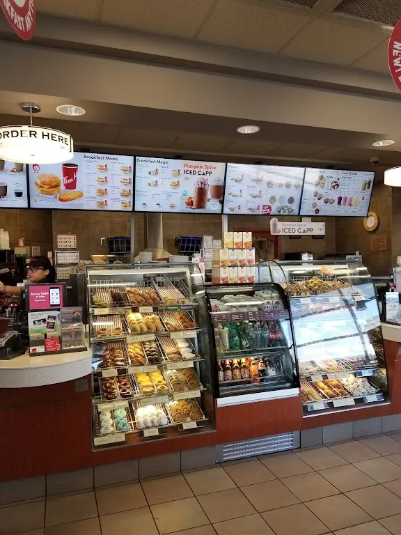 Tim Hortons storefront and interior at 60 Pth 52 West, Steinbach, MB