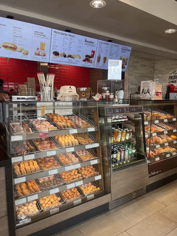 Tim Hortons storefront and interior at 353 Kelsey Trail, Swan River, MB