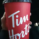 Tim Hortons storefront and interior at 596 Mapleton Rd, Moncton, NB