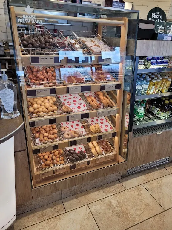 Tim Hortons storefront and interior at 1812 Mountain Rd, Moncton, NB
