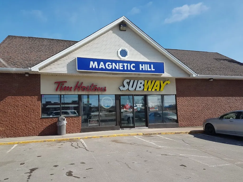 Tim Hortons storefront and interior at 2731 Mountain Rd, Moncton, NB