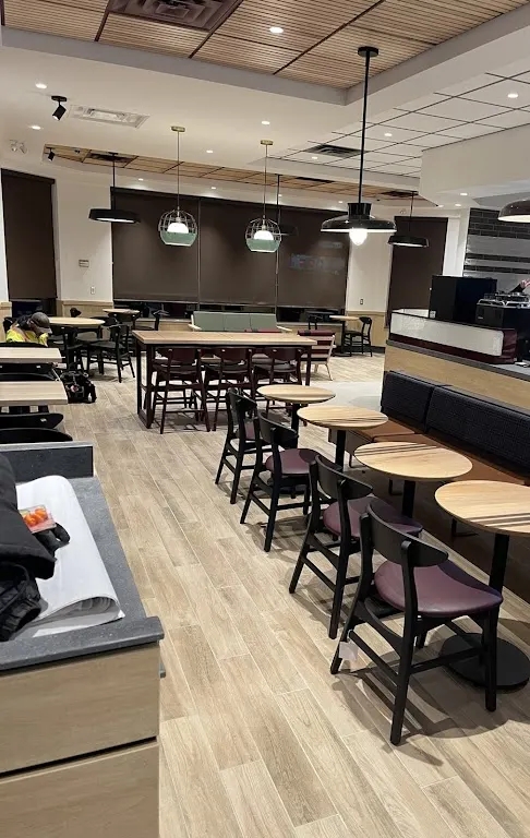 Tim Hortons storefront and interior at 774 Principale Street, Neguac, NB