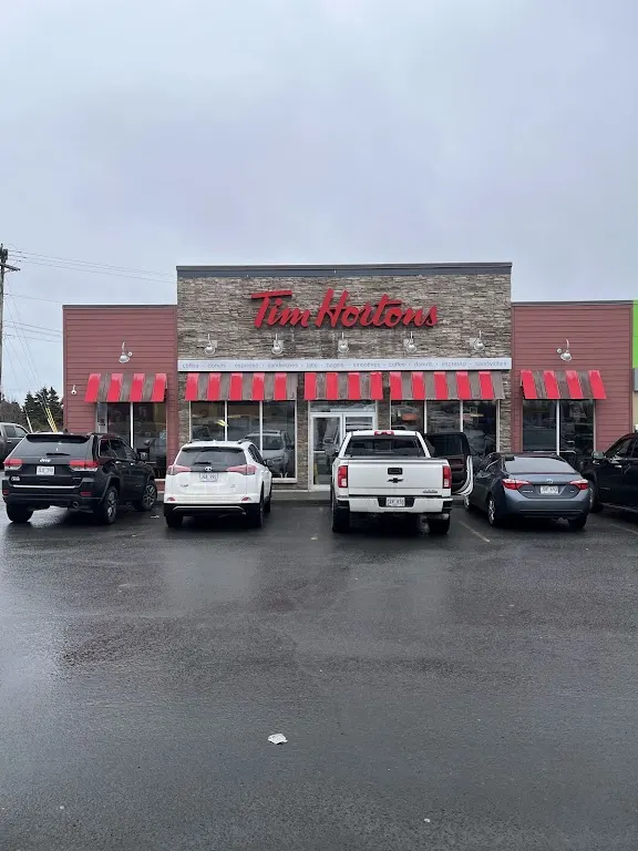 Tim Hortons storefront and interior at 80 Lt Stick Drive, Bay Roberts, NL