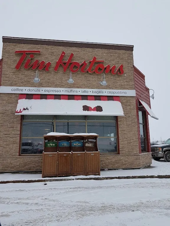 Tim Hortons storefront and interior at 220 Hamilton River Rd, Happy Valley-goose Bay, NL