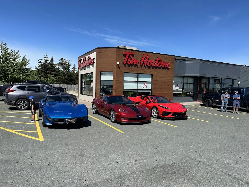 Tim Hortons storefront and interior at 551 Torbay Rd, St John's, NL