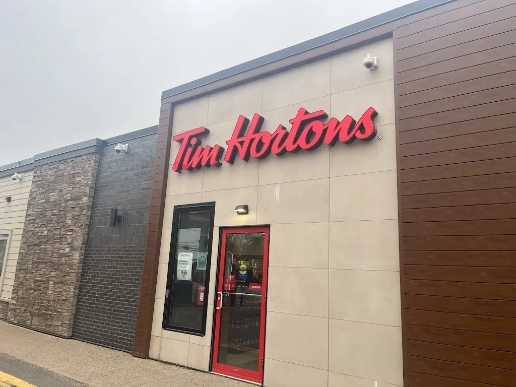 Tim Hortons storefront and interior at Rte 289 &amp; Hwy 2, Brookfield, NS