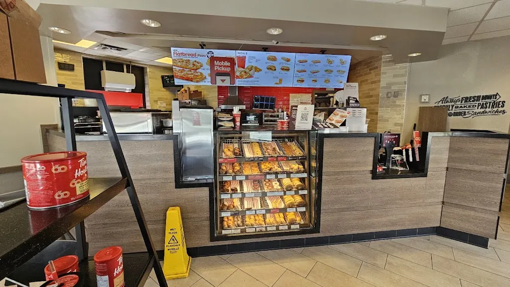 Tim Hortons storefront and interior at 369 Caldwell Rd, Dartmouth, NS