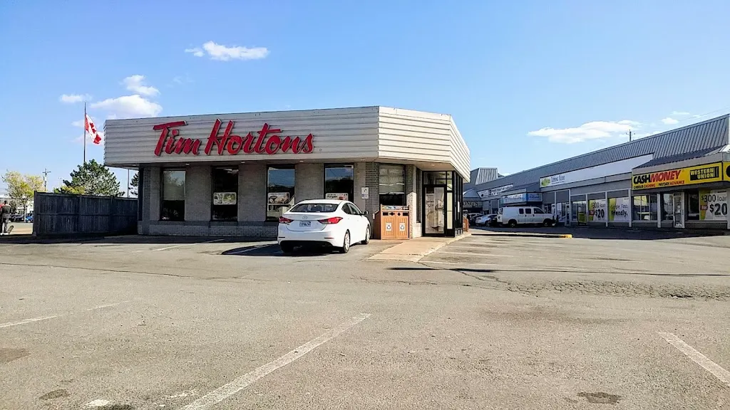 Tim Hortons storefront and interior at 644 Portland St, Dartmouth, NS