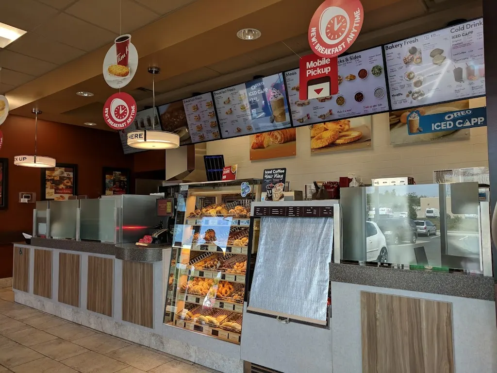 Tim Hortons storefront and interior at 975 Wilkinson Avenue, Dartmouth, NS
