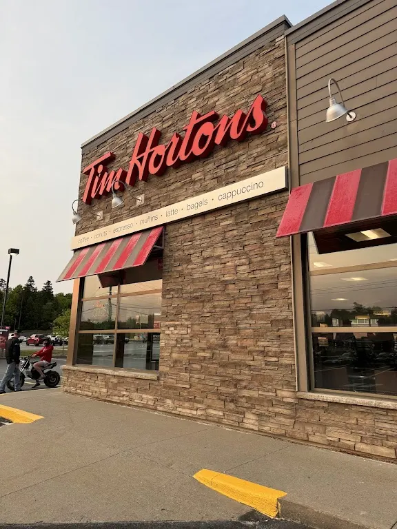 Tim Hortons storefront and interior at 3286 Hwy # 2, Fall River, NS