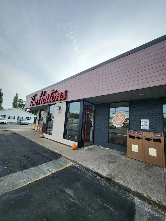 Tim Hortons storefront and interior at 752 Ward Road, Greenwood, NS