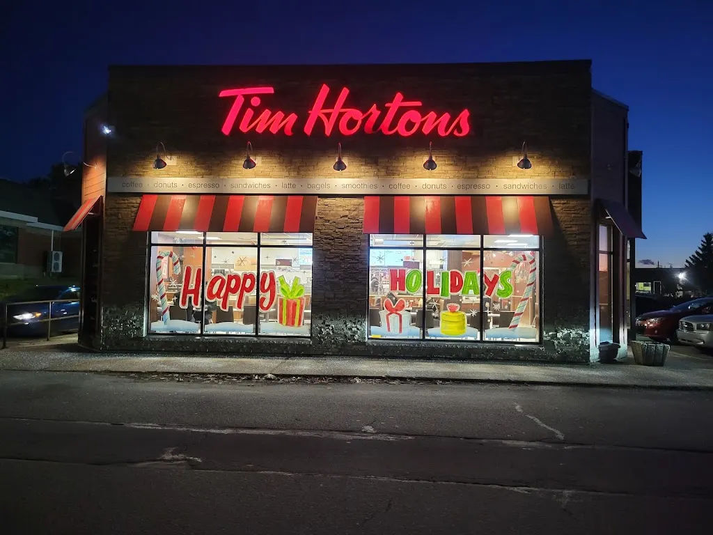 Tim Hortons storefront and interior at 257 Cobequid Rd, Lower Sackville, NS