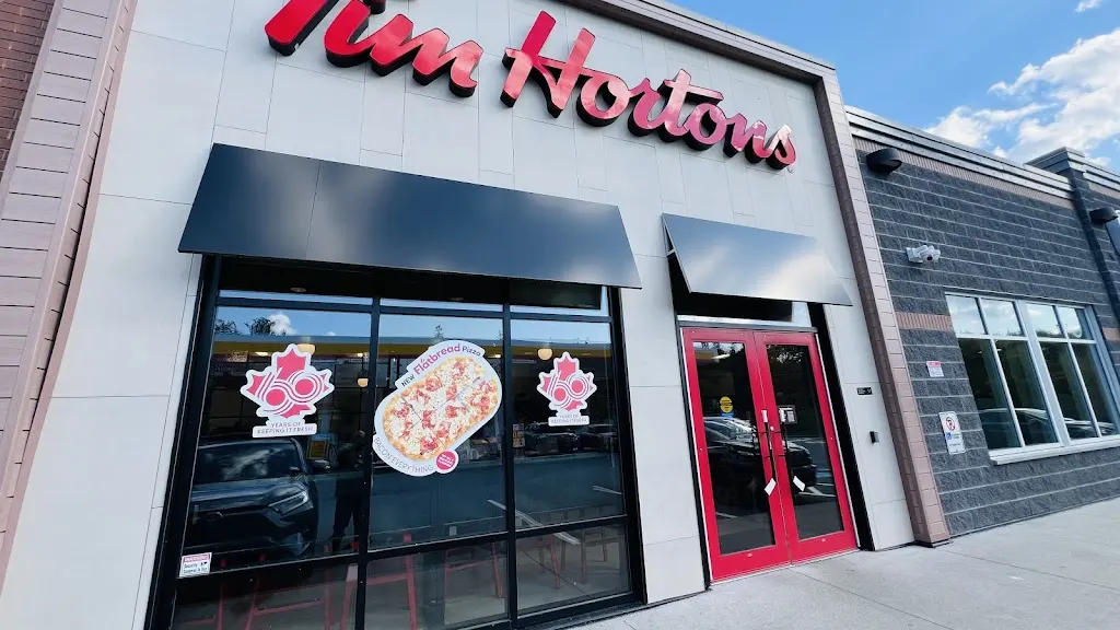 Tim Hortons storefront and interior at 7868 Highway #7, Musquodoboit Harbour, NS