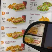 Tim Hortons storefront and interior at 65 Weaver Rd, Pictou, NS