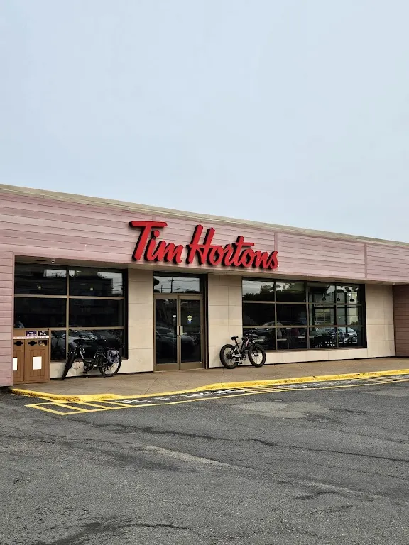 Tim Hortons storefront and interior at 479 George St, Sydney, NS