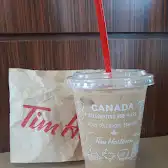Tim Hortons storefront and interior at 547 Grand Lake Rd, Sydney, NS