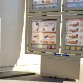 Tim Hortons storefront and interior at 2014 Diamond St, Westville, NS