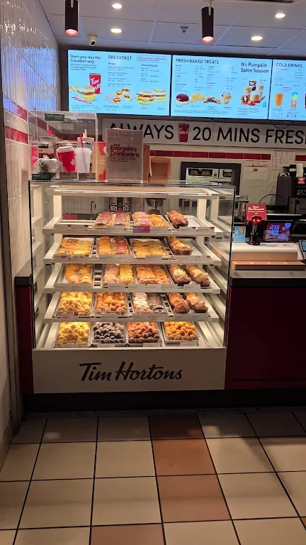 Tim Hortons storefront and interior at 2500 Old Truro Hwy - Exit 21 Tch, Westville, NS