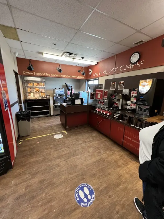 Tim Hortons storefront and interior at Box 70 Northern Store, Rankin Inlet, NU