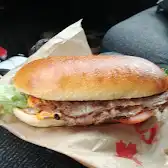 Tim Hortons storefront and interior at 34 Snyders Rd W, Baden, ON