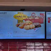 Tim Hortons storefront and interior at 5292 Aurora Rd, Ballantrae, ON