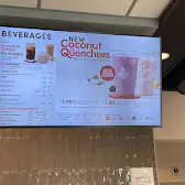Tim Hortons storefront and interior at 353 Duckworth Street, Barrie, ON